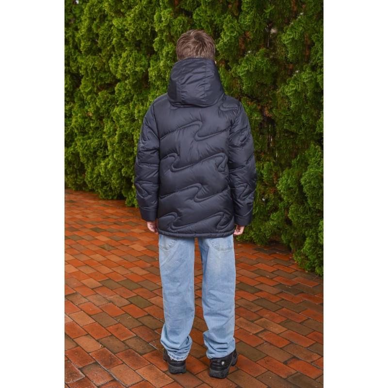 Пуховик детский зимний Волна лебединый пух 134 см Синий (2713554339) - фото 7 Пуховик детский зимний Волна лебединый пух 134 см Синий (2713554339) - фото 7