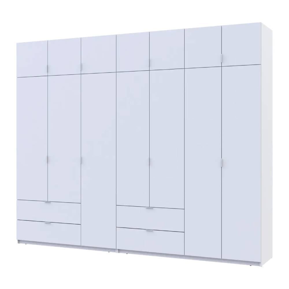 Шафа для одягу Doros DRS-011687 Лукас 3+4 ДСП 295х50х240 см Білий (42005122)