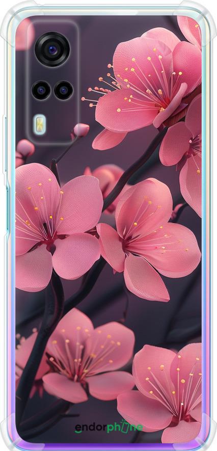 Чехол на Vivo Y53s Пурпурная сакура (6075sp-2438-42517)