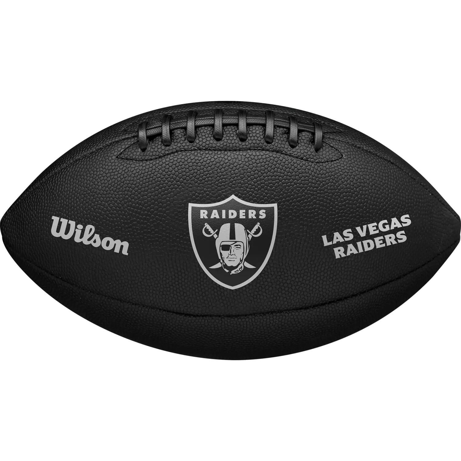 Мяч для американского футбола Wilson NFL TEAM METALLIC PREMIERE LV OF 9 Черный (WF4015817XBOF) Мяч для американского футбола Wilson NFL TEAM METALLIC PREMIERE LV OF 9 Черный (WF4015817XBOF)