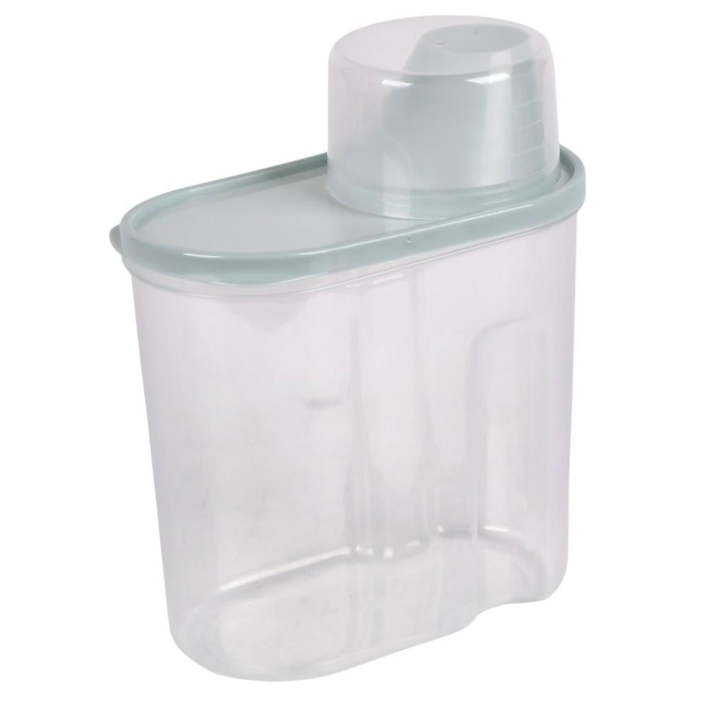 Контейнер для продуктов с мерной крышкой WHW20475-5 1,9 л 15х8х20,5 см Прозрачный с мятным (31330092)