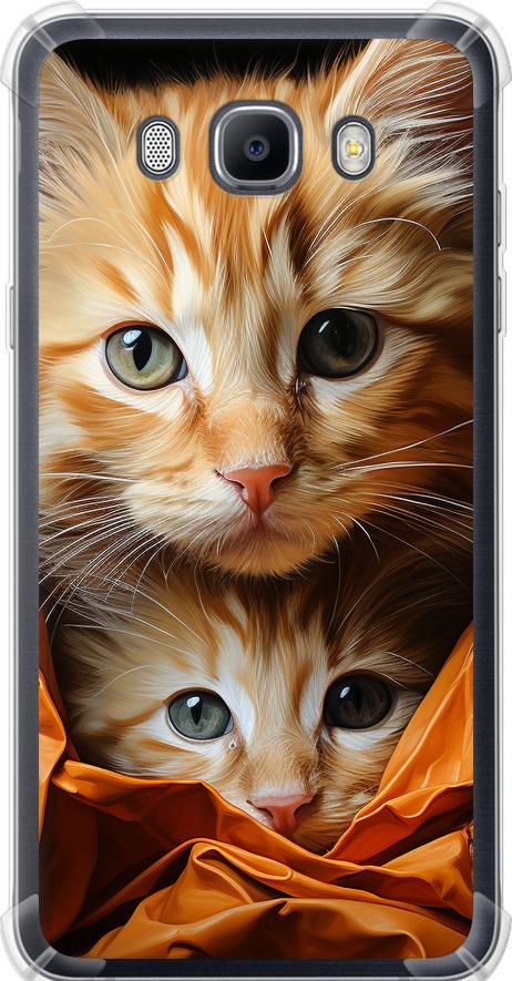 Чехол на Samsung Galaxy J7 (2016) J710F Котики 2 (5664sp-263-42517)