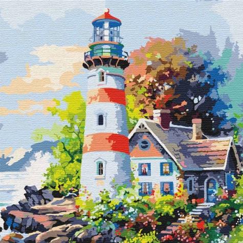 Картина по номерам Ідейка Маяк надежды 30х30 см (KHO2295)