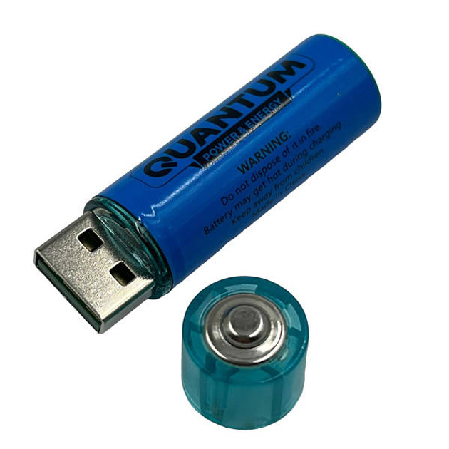 Аккумулятор Quantum USB Li-ion AA 1.5V 1100 mAh
