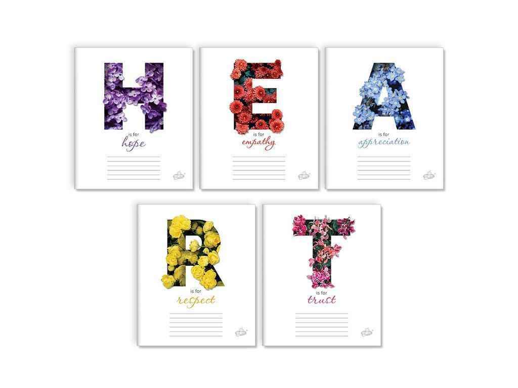 Зошит в лінію Бріск 96 арк. 10 шт. ТВ-17 №2515 Життєвi цiнностi (1065763)