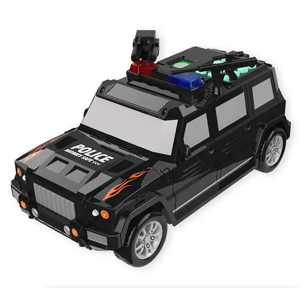 Копилка-сейф Hummer Полиция с кодовым замком и отпечатком Черный (15024665)