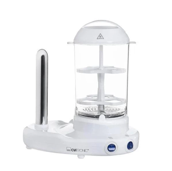 Хот-дог мейкер та яйцеварка Clatronic HDM 3420 EK 350 Вт 14 сосисок 6 яєць рожен з нержавіючої сталі (3420)