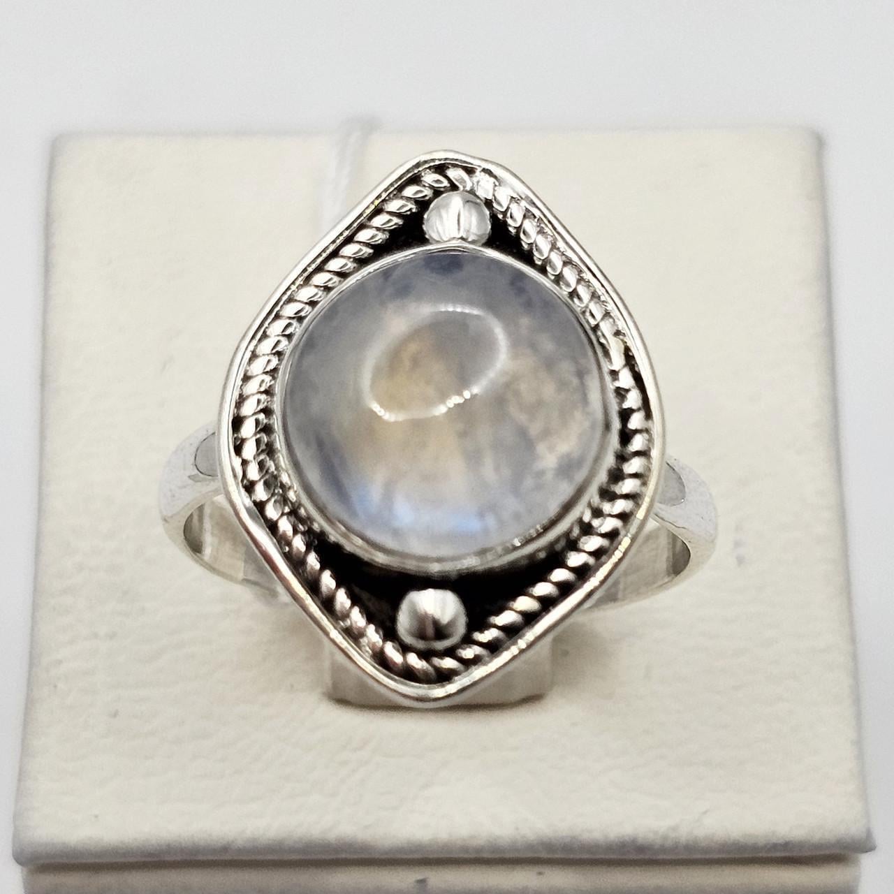 Кольцо серебряное с лунным камнем р. 19 3,84 г (2980326105)