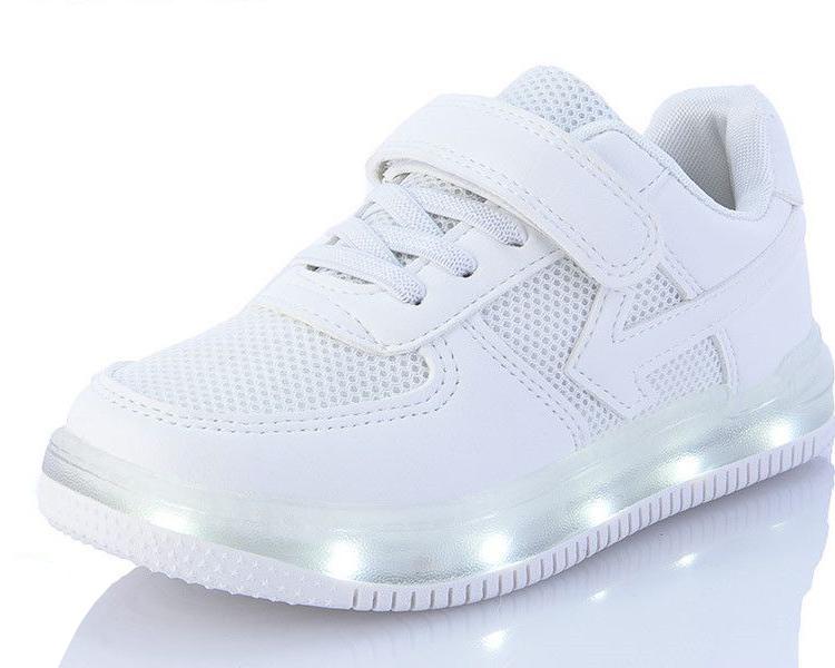 Кроссовки с LED-подсветкой Jong Golf mC10131-7 р. 34 Белый