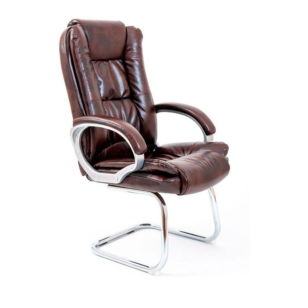 Офисное кресло руководителя Richman California VIP CF натуральная кожа Lux Madras Коричневый (64ca425604b9e938a47ba24e)