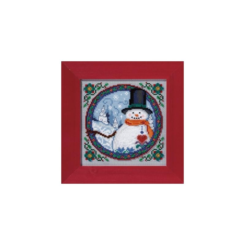 Набор для вышивания крестиком Mill Hill JS149102 Southern Snowman (44393)