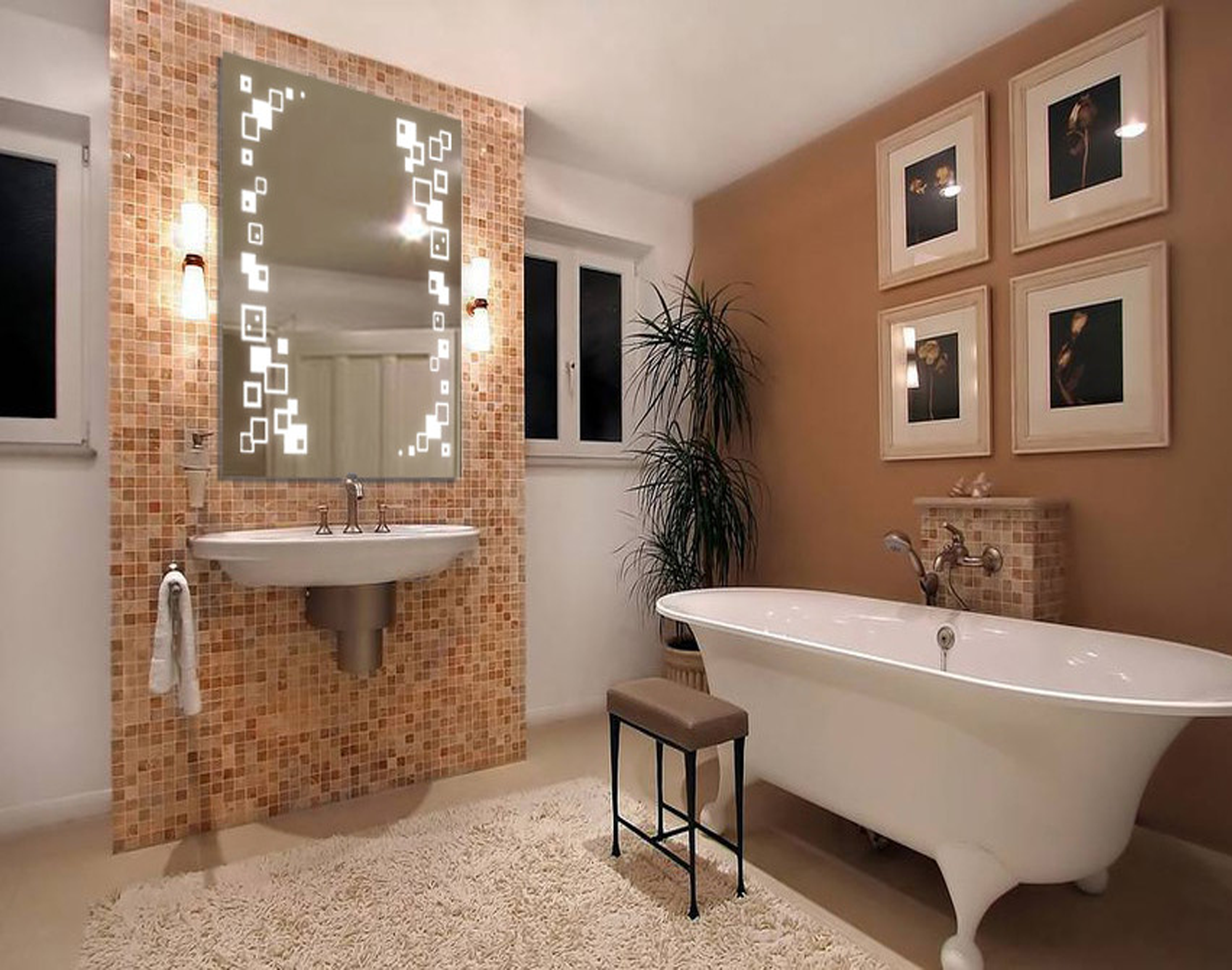 Зеркало DecorLed Led с подсветкой в ванную комнату 600x800 мм (ZSD-032) - фото 3 Зеркало DecorLed Led с подсветкой в ванную комнату 600x800 мм (ZSD-032) - фото 3