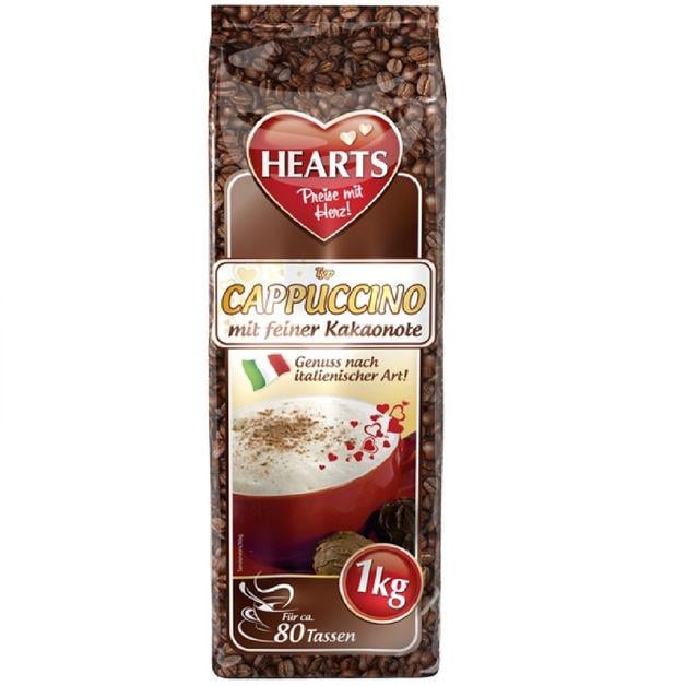 Капучино со вкусом какaо Hearts Cappuccino Feiner Kakaonote 1 кг