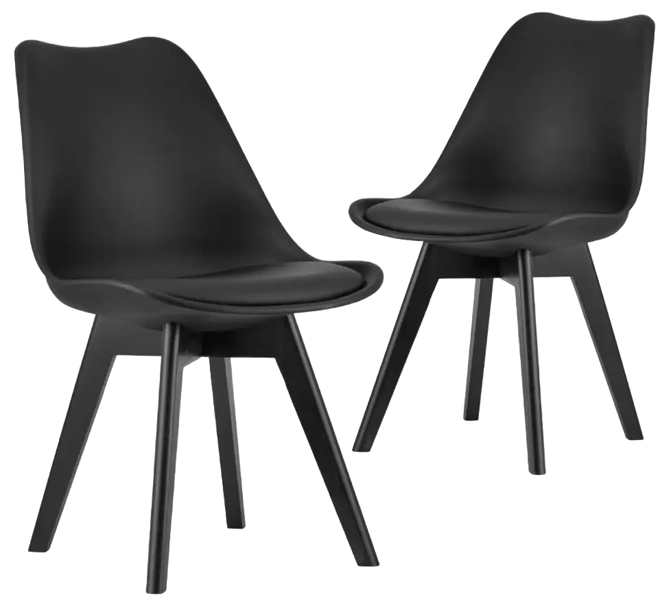 Кресло Bonro B-487 с ножками 2 шт. Черный (47000331)