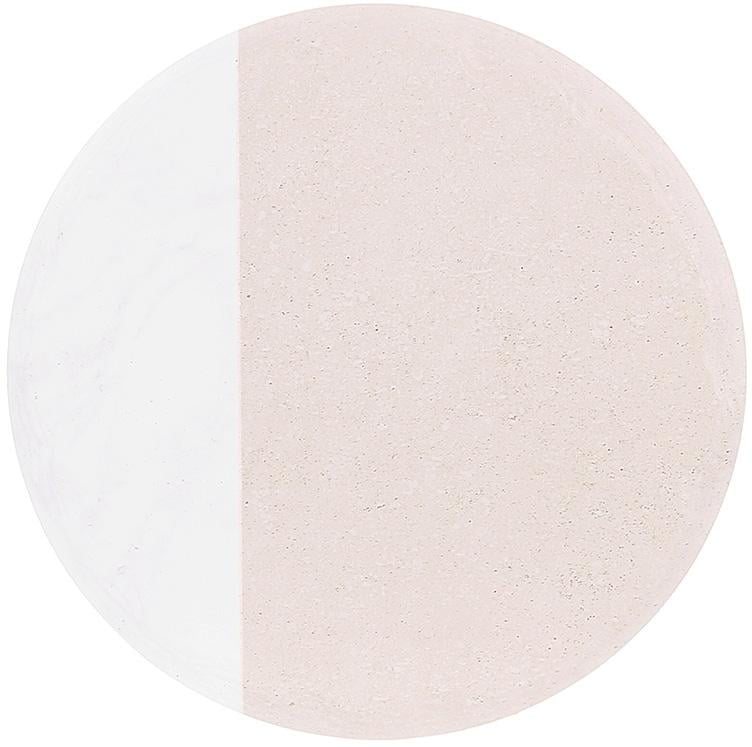 Подставка под горячую керамическую Beige Marble на пробковой основе Ø16 см (BD-858-582)