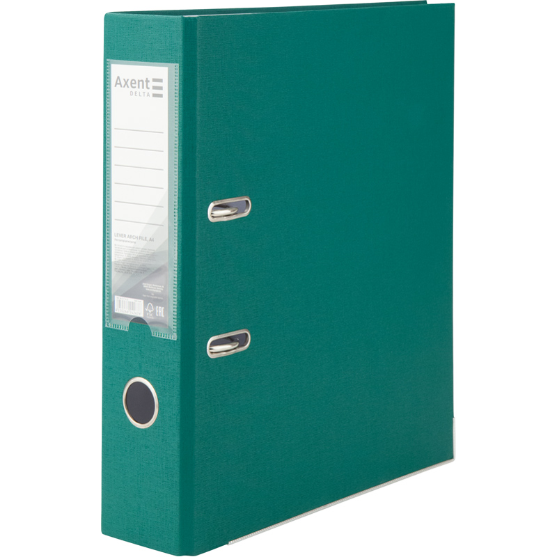 Папка-регистратор односторонняя PP D1714-23C 75 см собранная Темно-зеленый (4250266242676)