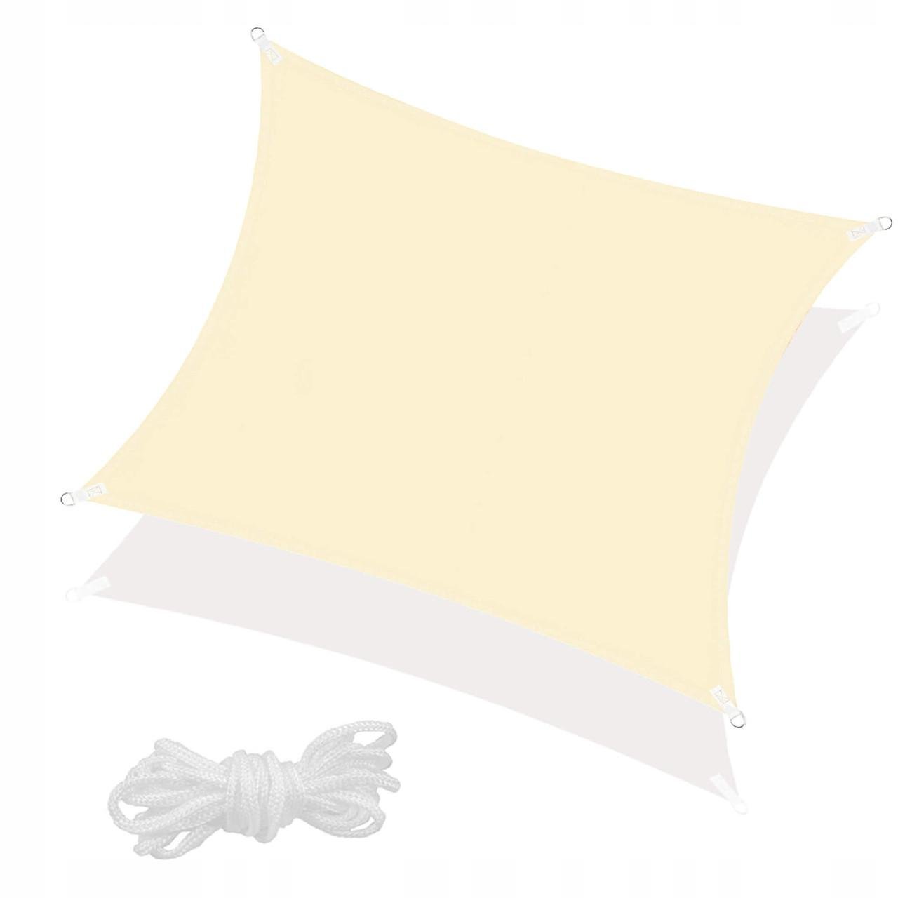 Тент-парус тіньовий Springos SN1028 3x3 м Light Yellow