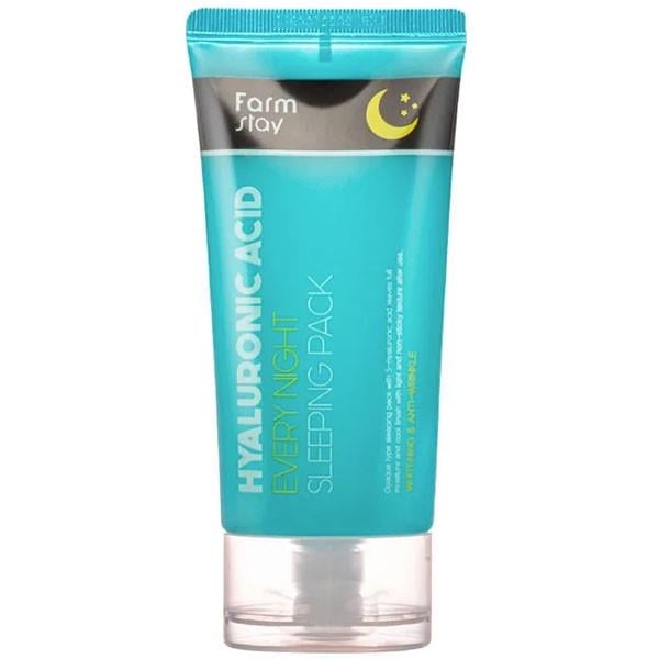Маска нічна зволожуюча Farmstay Hyaluronic Acid Every Night Sleeping Pack пом'якшувальна відновлююча 120 мл (1272359835)