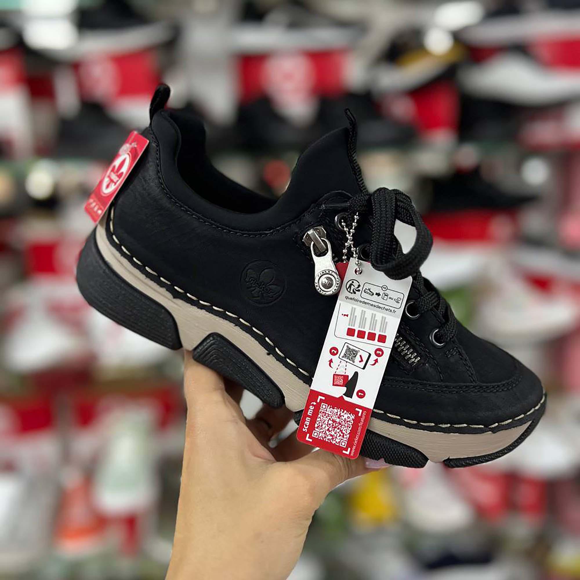 Кроссовки осенние женские RIEKER р. 41 Черный (035542-41) - фото 28