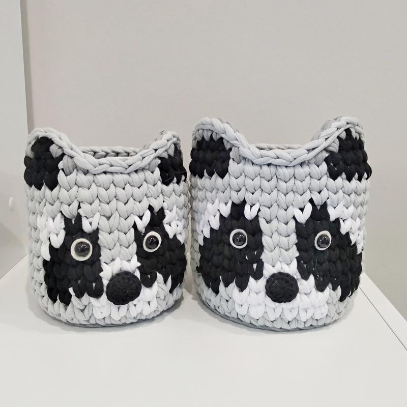 Набор корзинок органайзеров ручной работы (23545-Нов)