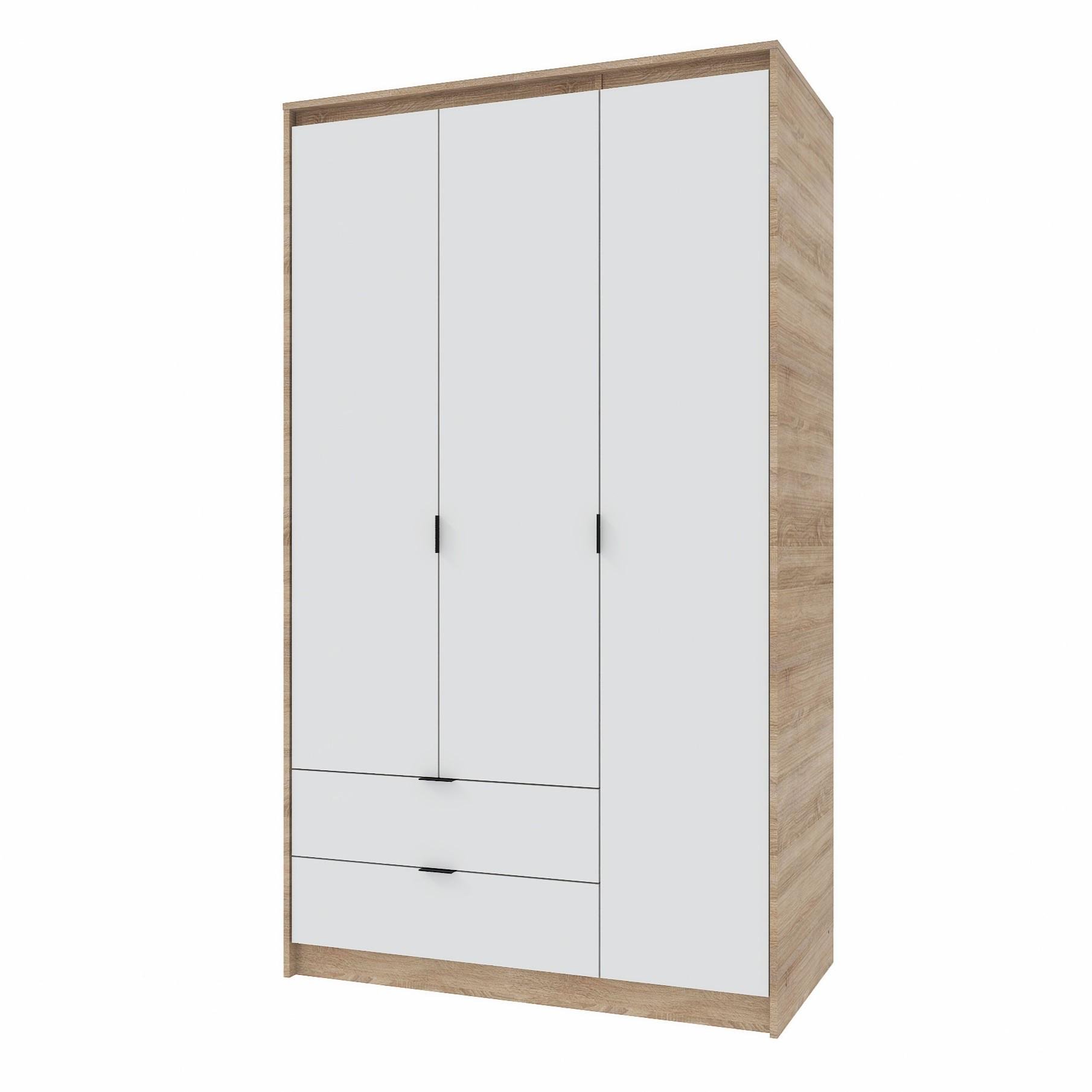 Шкаф Everest Сити 1200 1202х500х2046 мм Сонома/Белый (11431) - фото 1 Шкаф Everest Сити 1200 1202х500х2046 мм Сонома/Белый (11431) - фото 1