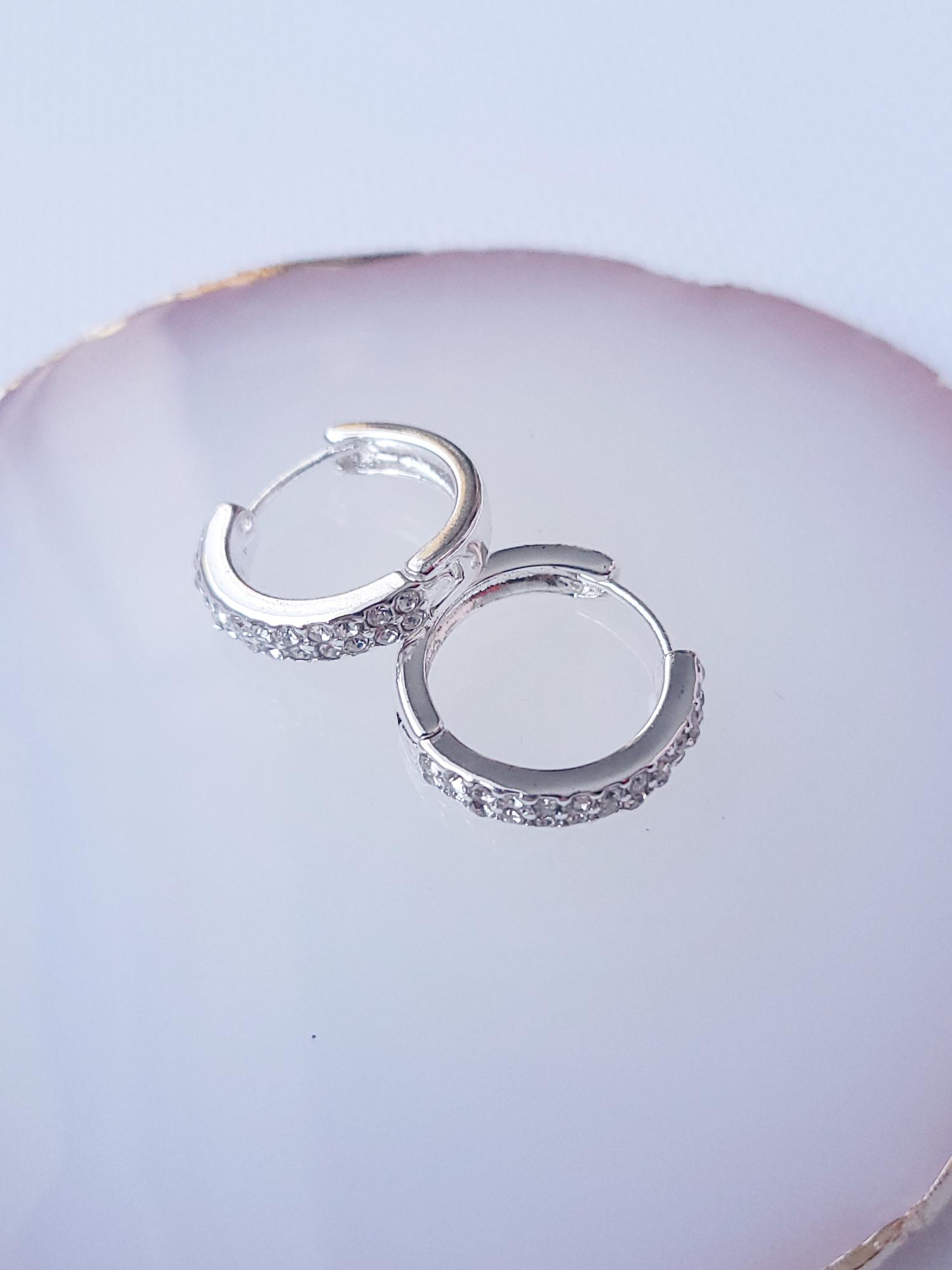 Серьги женские Pretty Little Thing 12283 Серебристый