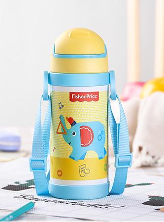 Термос детский с трубочкой Fisher Price 350 мл Желтый