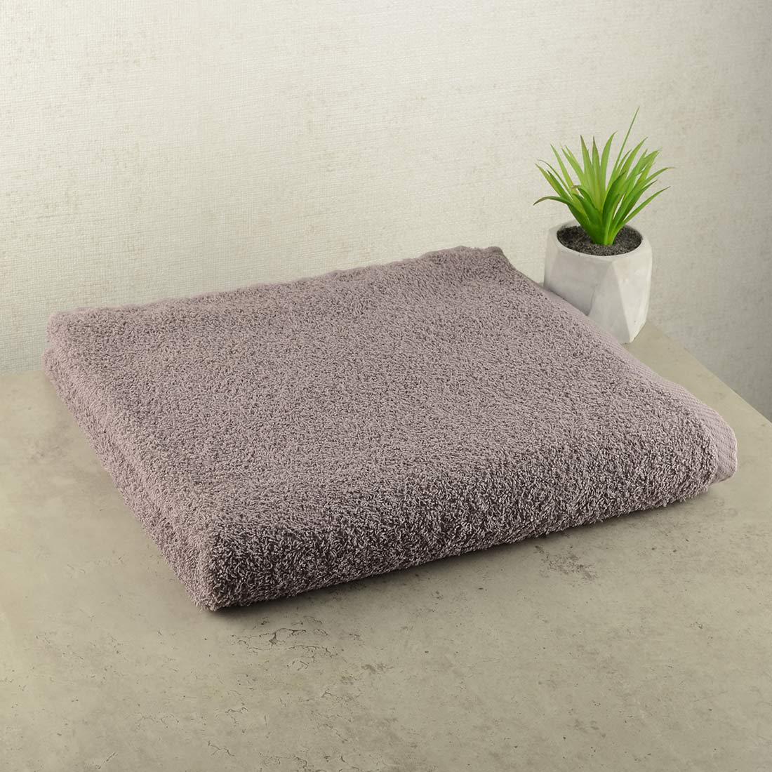 Банное махровое полотенце GM Textile 70х140 см Пепельный