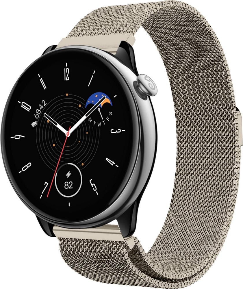 Ремешок Миланская Петля Milano для Amazfit GTR Mini Brushed Gold (33504-16)