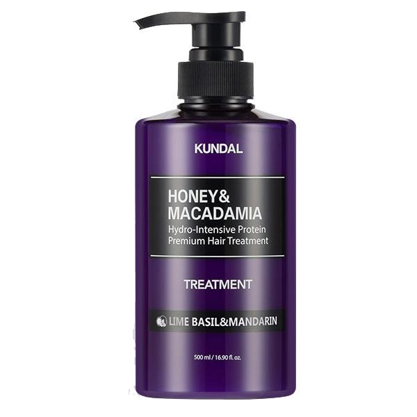 Кондиционер питательный Kundal Honey & Macadamia Protein Hair Treatment Lime Basil & Mandarin 500 мл (8809568259502)