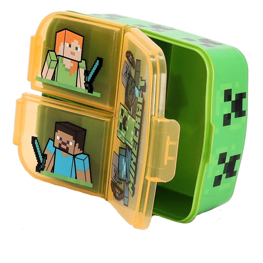 Ланч-бокс для детей Stor Minecraft с застежкой-клипсой 19,5x16,5x6,7 см Зеленый (28421322) Ланч-бокс для детей Stor Minecraft с застежкой-клипсой 19,5x16,5x6,7 см Зеленый (28421322)