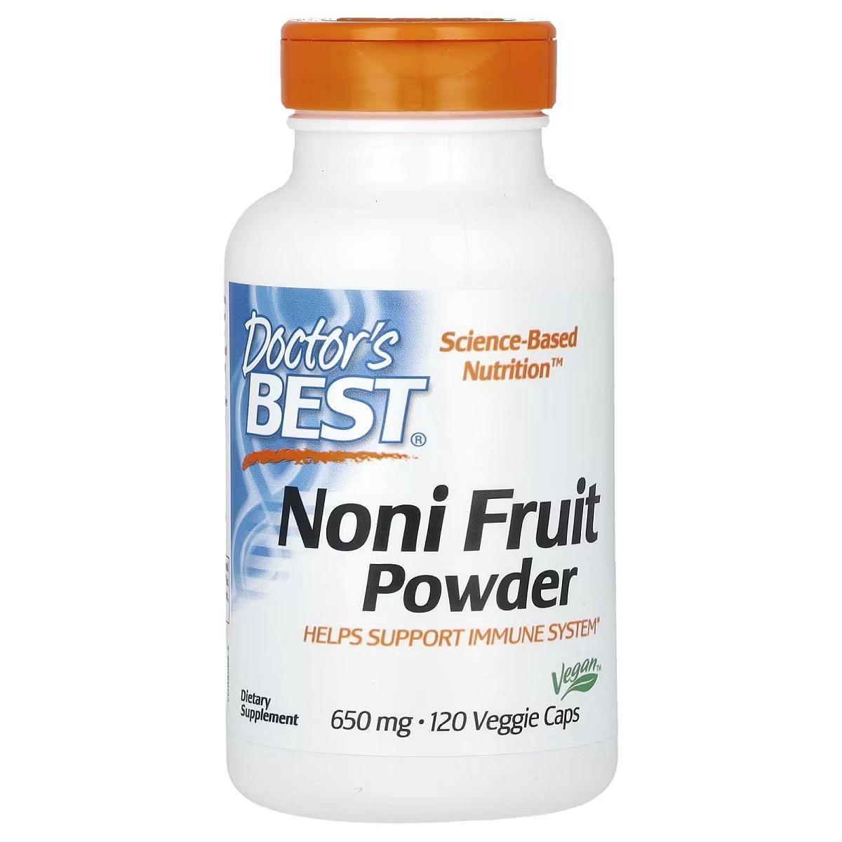 Вітаміни ноні Doctor's Best noni fruit powder 1300 мг 120 вег. капс.