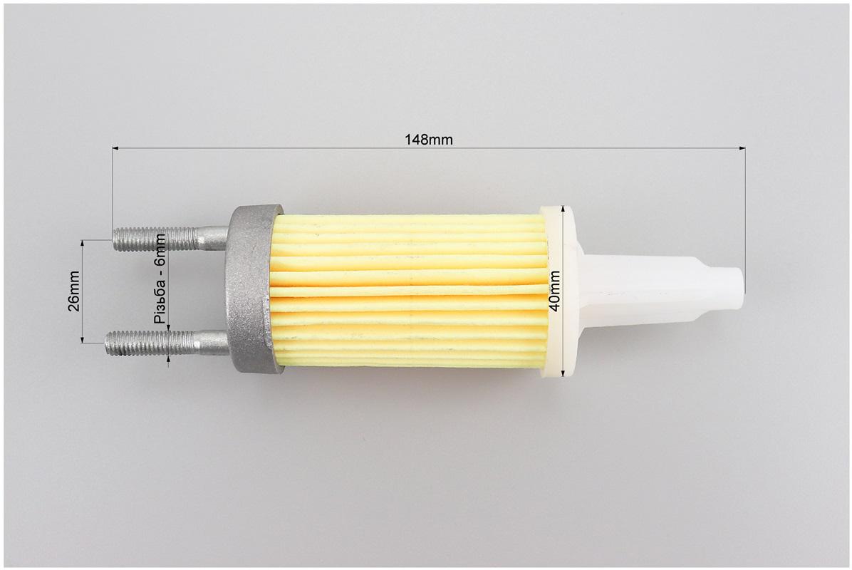 Фильтр топливный элемент 7,5 см для двигателя 178F - фото 3 Фильтр топливный элемент 7,5 см для двигателя 178F - фото 3