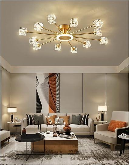 Люстра Нептун LED Золотой (8810-B) - фото 1 Люстра Нептун LED Золотой (8810-B) - фото 1