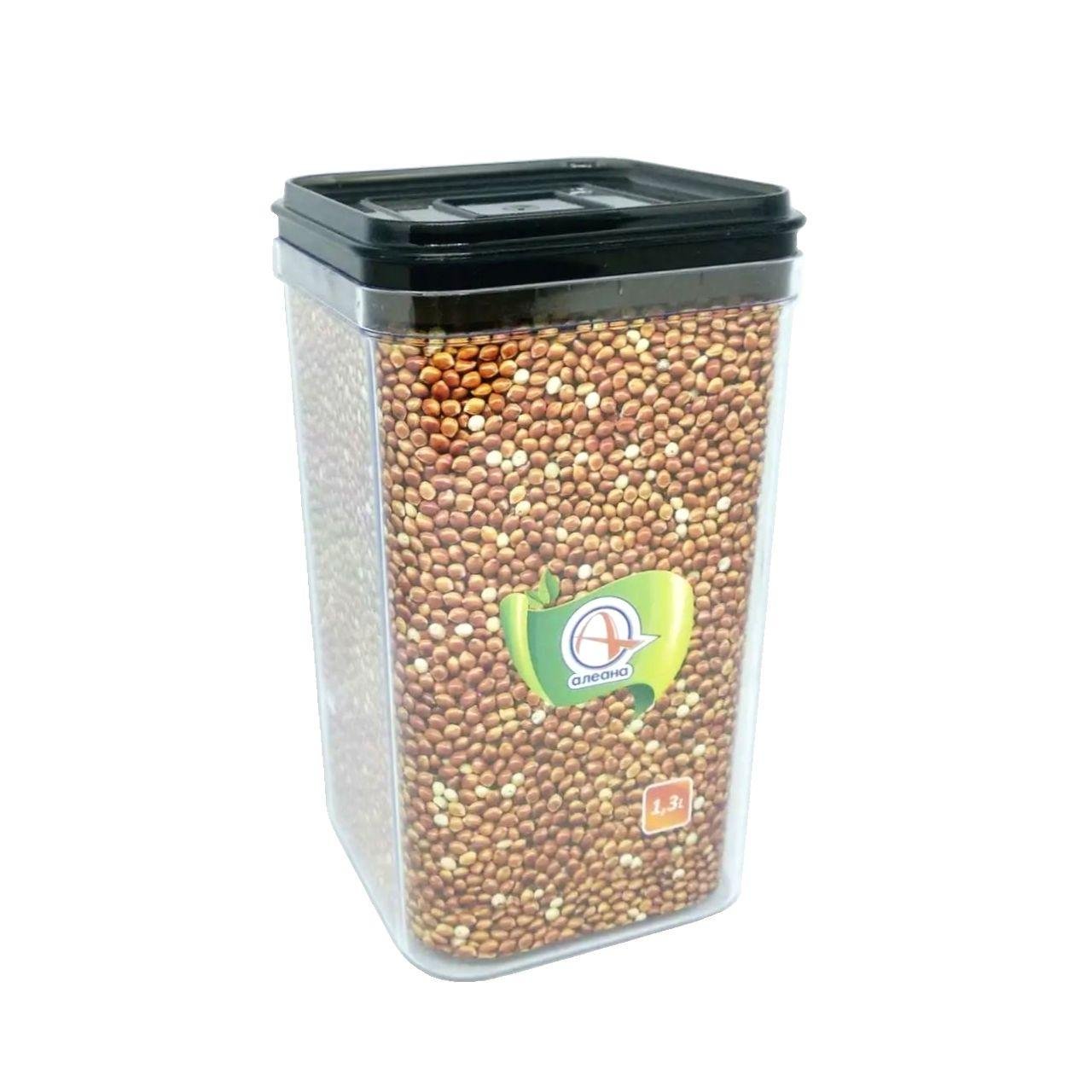 Ємність для сипучих продуктів Алеана 1,3 л 11х11х19 см (201795)