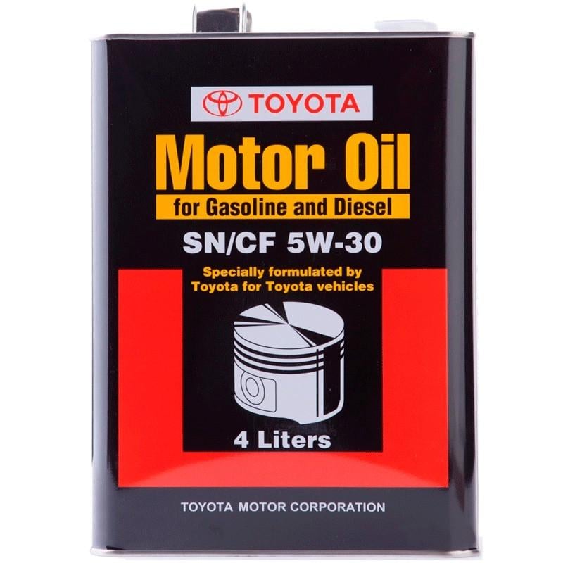 Моторное масло Toyota Motor Oil SN/CF 5W-30 4 л (0888083322)