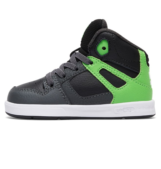 Кросівки DC Shoes Kids Rebound р. 21,5/6/14,5 см Green/Grey/White - фото 2 Кросівки DC Shoes Kids Rebound р. 21,5/6/14,5 см Green/Grey/White - фото 2