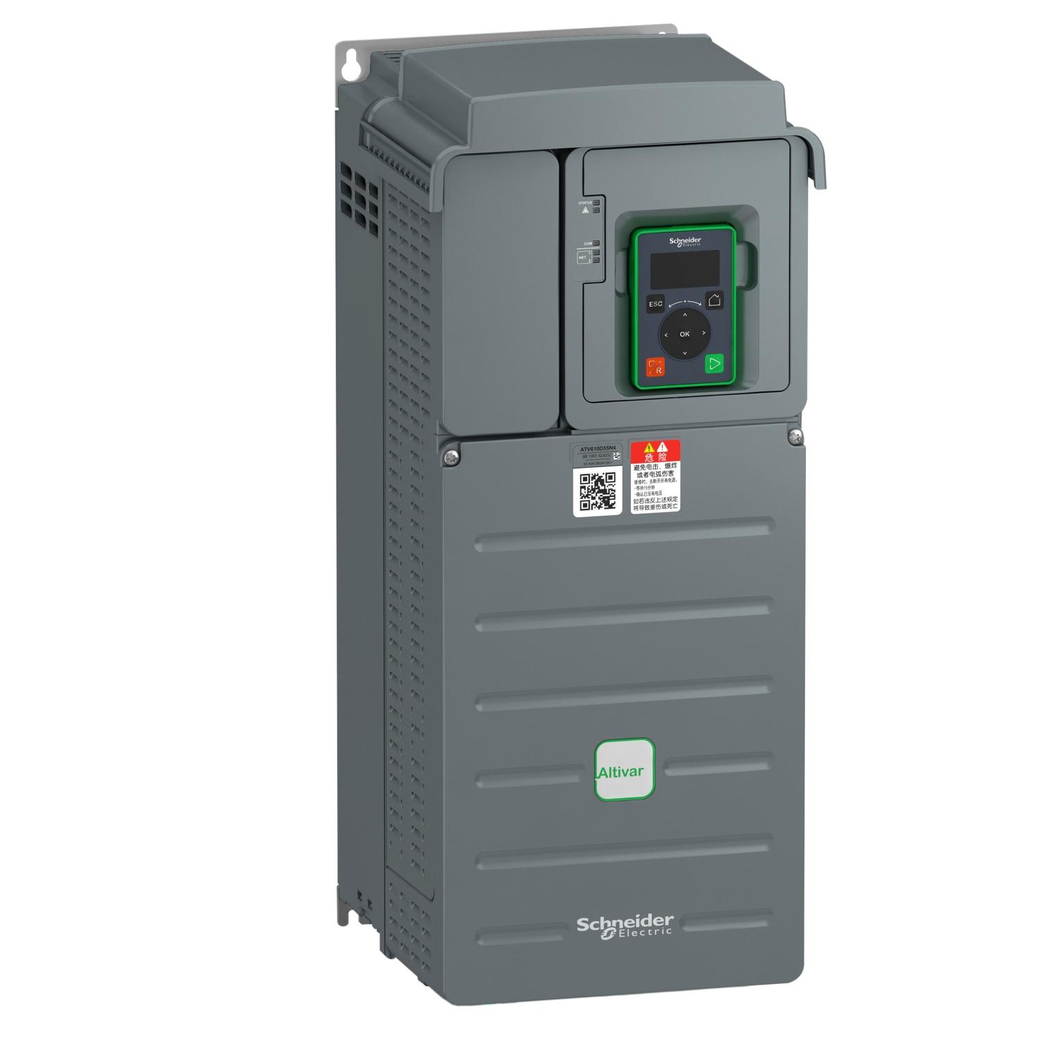 Преобразователь частоты Schneider Electric ATV610 3Ф 39,2A 22 кВт 380 В с ЭМС-фильтром (ATV610D22N4)