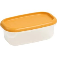 Контейнер пищевой Curver Люкс прямоугольный низкий 0,6 л Желтый