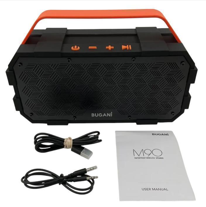 Колонка Bluetooth BUGANI M-90 40 Вт Черный - фото 3 Колонка Bluetooth BUGANI M-90 40 Вт Черный - фото 3