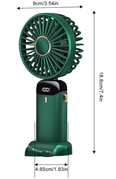 Мінівентилятор портативний акумуляторний USB 5в1 з тримачем для зілля (2669544239) - фото 2 Мінівентилятор портативний акумуляторний USB 5в1 з тримачем для зілля (2669544239) - фото 2