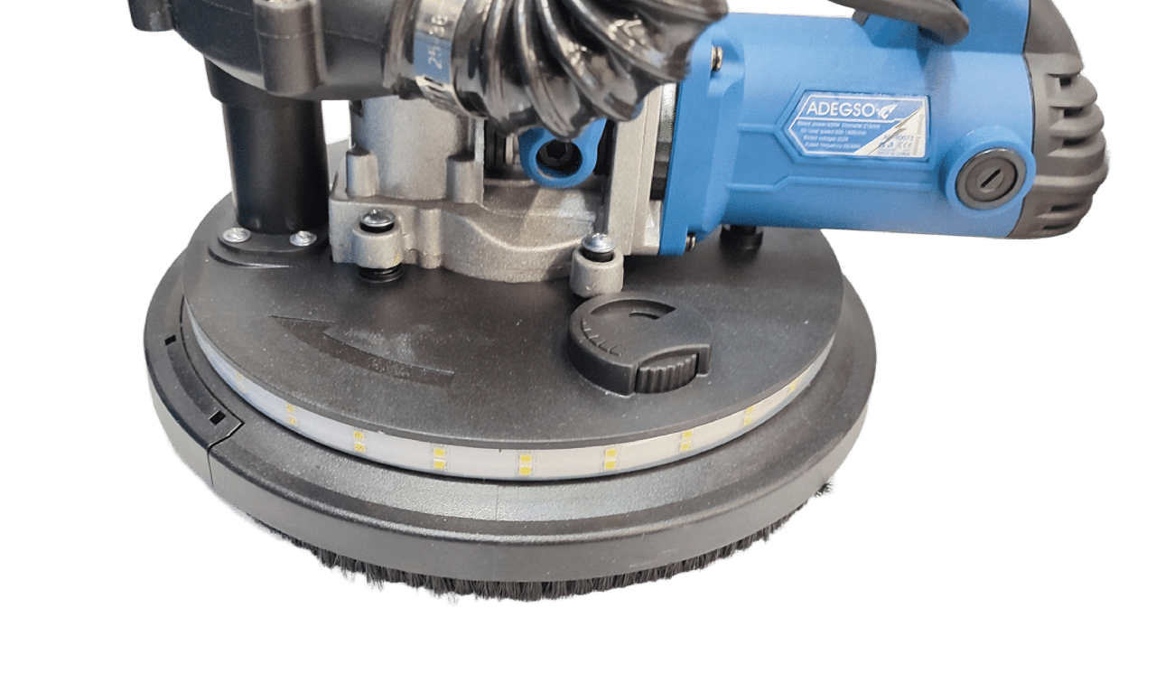 Шлифмашина для стен и потолка ADEGSO AD-40073 225 мм 750 Вт (29739411) - фото 7 Шлифмашина для стен и потолка ADEGSO AD-40073 225 мм 750 Вт (29739411) - фото 7