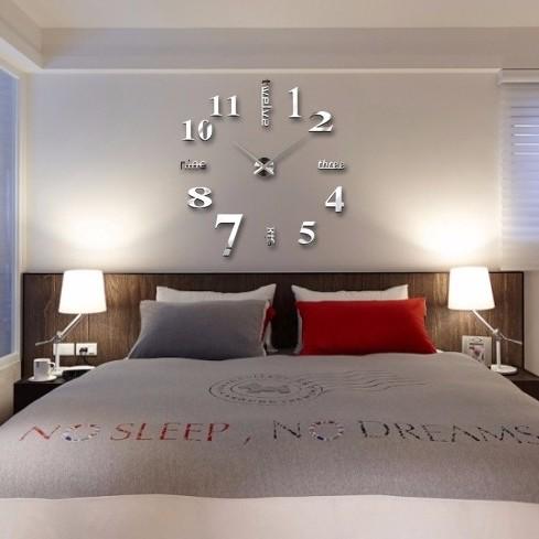 Часы настенные 3D Timelike Надписи 100 см Серебреный (1482211) - фото 2 Часы настенные 3D Timelike Надписи 100 см Серебреный (1482211) - фото 2