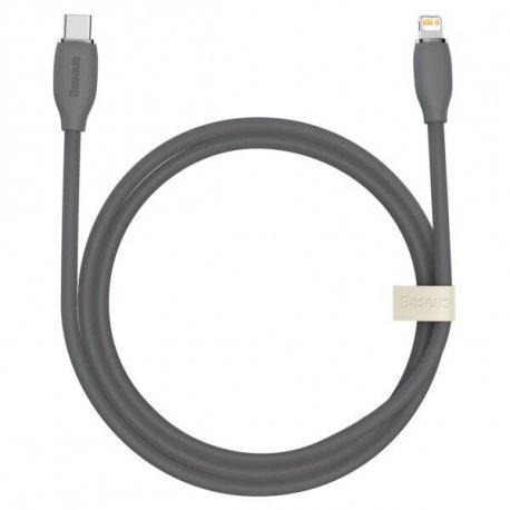 Кабель BASEUS Jelly Liquid Silica Gel Type-C to Lightning 20W 1,2 м Black (CAGD020001)