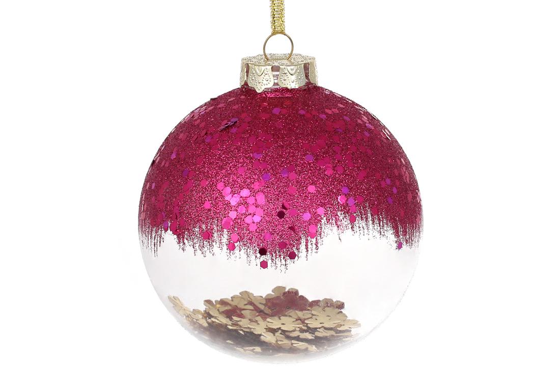 Шар новогодний BonaDi D-10 см 12 шт. (898-250)