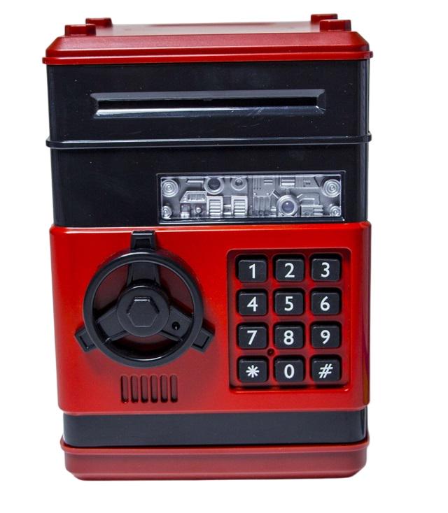 Копилка детская электронная Number Bank свет/звук Black/Red (1967442457)