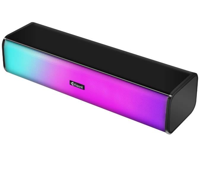 Колонки для ПК і ноутбука Kisonli i-630BT USB/3,5 мм 2х3W 20Hz- 20KHz Black (43841)