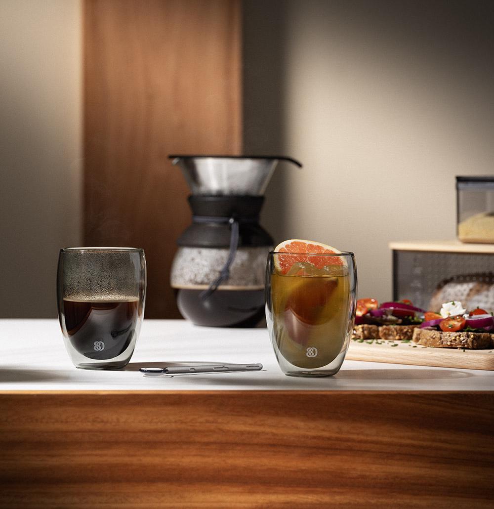 Набір склянок із подвійними стінками Bodum PAVINA 350 мл 2 шт. (4559-623-80) - фото 3