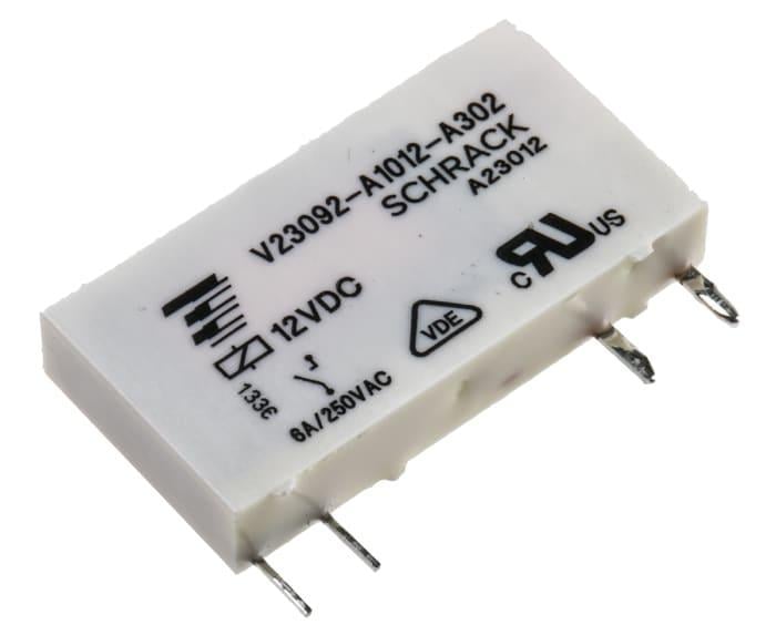 Реле силовое компактное 12VDC 6A V23092A1012A302 (34974885)