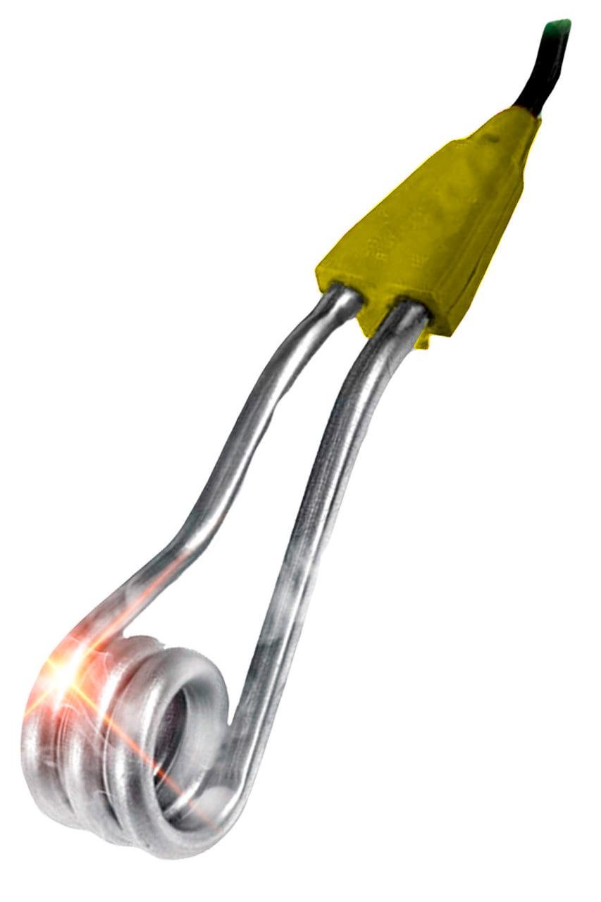 Кип'ятильник електричний занурювальний BRS алюмінієвий побутовий 500 Вт Yellow (543806890)